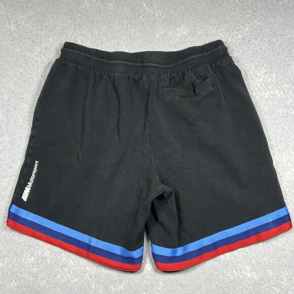 Puma X BMW Sweat Shorts Men’s XL Black Sportswear Running Training 596090-01 - Picture 1 of 13